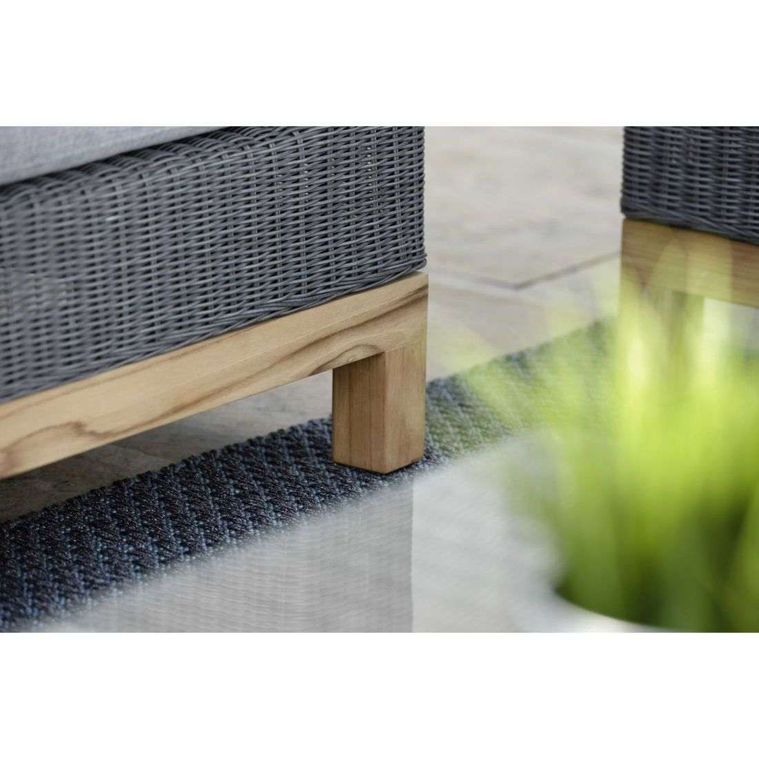 Stern Fontana/Corda Untergestell für Mittelmodul/Eckmodul Teak