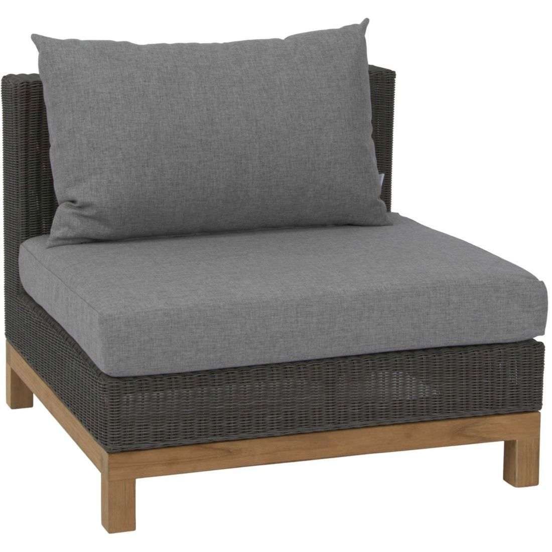 Stern Fontana/Corda Untergestell für Mittelmodul/Eckmodul Teak