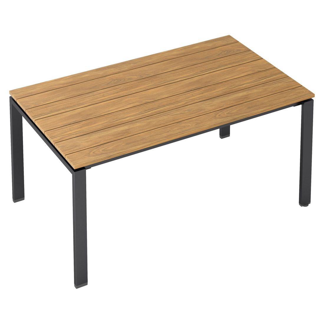 Kettler Float Gartentisch Aluminium/Teak