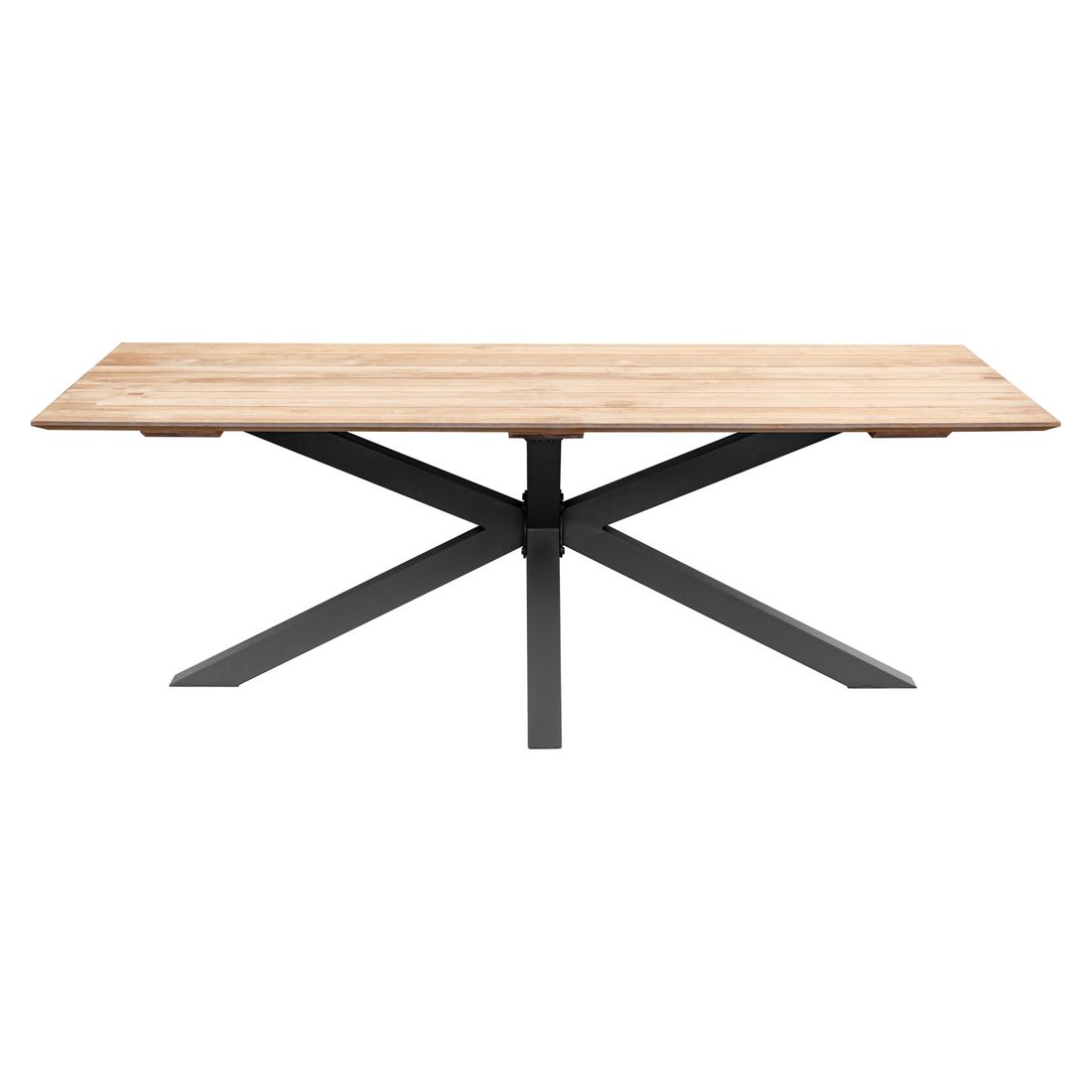 LifestyleGarden Viborg Gartentisch 216x98,5cm Aluminium/Teak