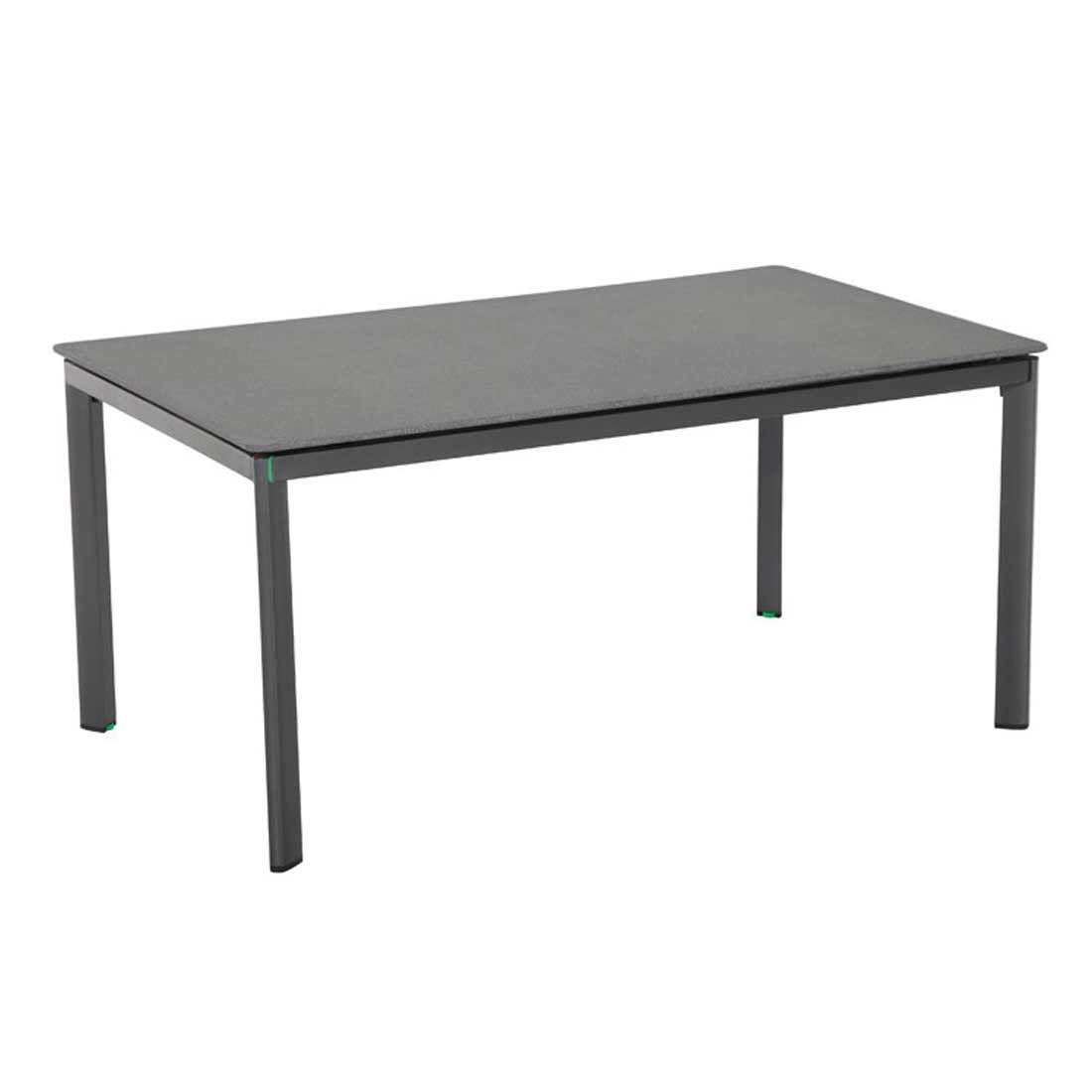 MWH Futosa Gartenmöbelset 5tlg mit Alutapo Gartentisch 160x95cm