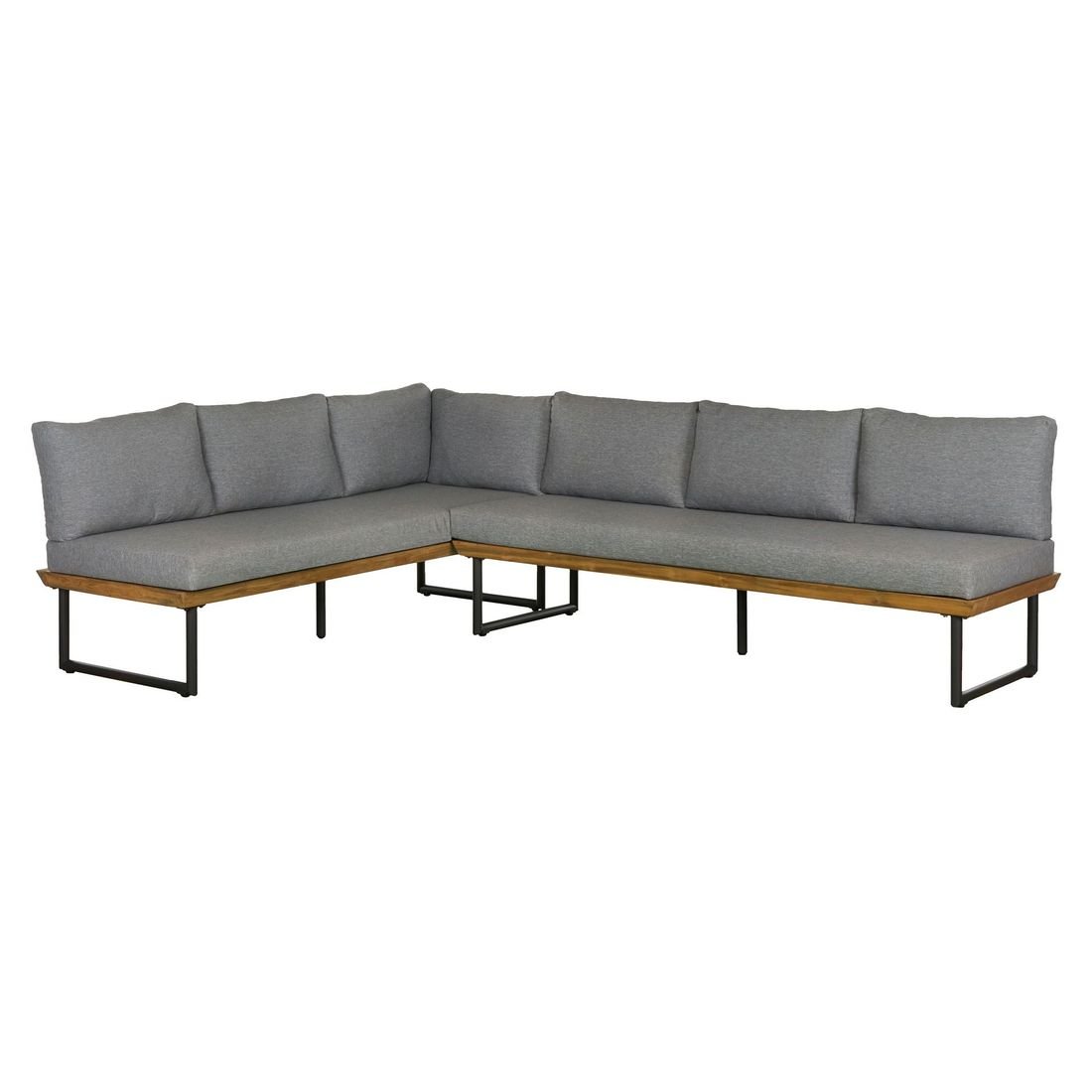 OUTLIV. Alkas Dininglounge Tisch 200x100cm Teak/Sunproof U-Beine