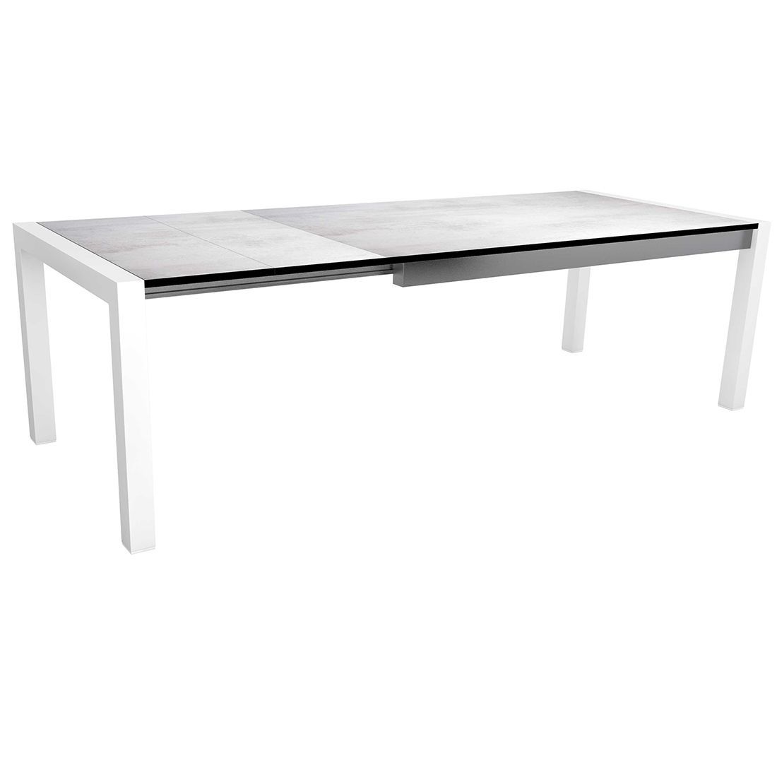 Stern Ausziehtisch 174/254x90cm Aluminium/Silverstar