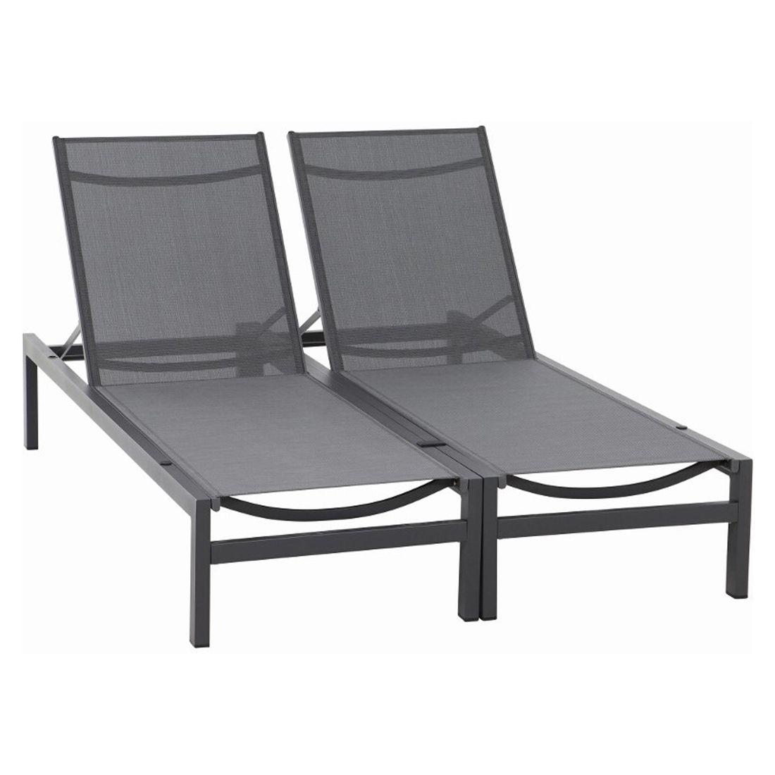 Siena Garden Rimini Doppelliege verstellbar Aluminium/Ranotex