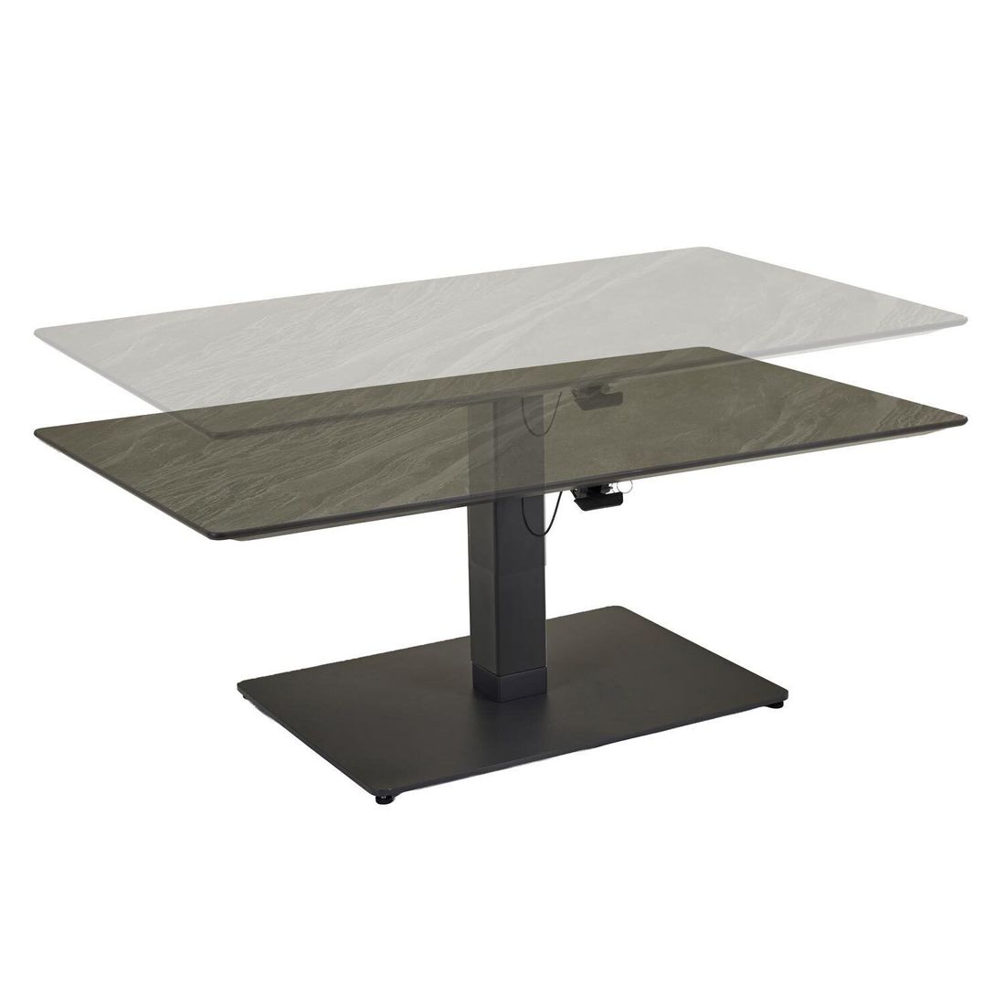 LC Garden Bari Low Dining Dininglounge Tisch 120x70cm Aluminium/Rope/Olefin
