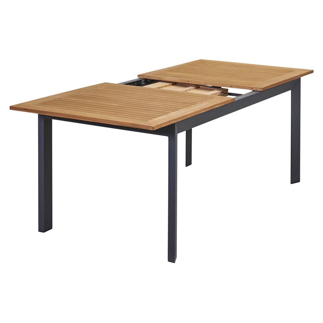 LC Garden Unicamo Ausziehtisch 180/240x90cm Aluminium/Teak