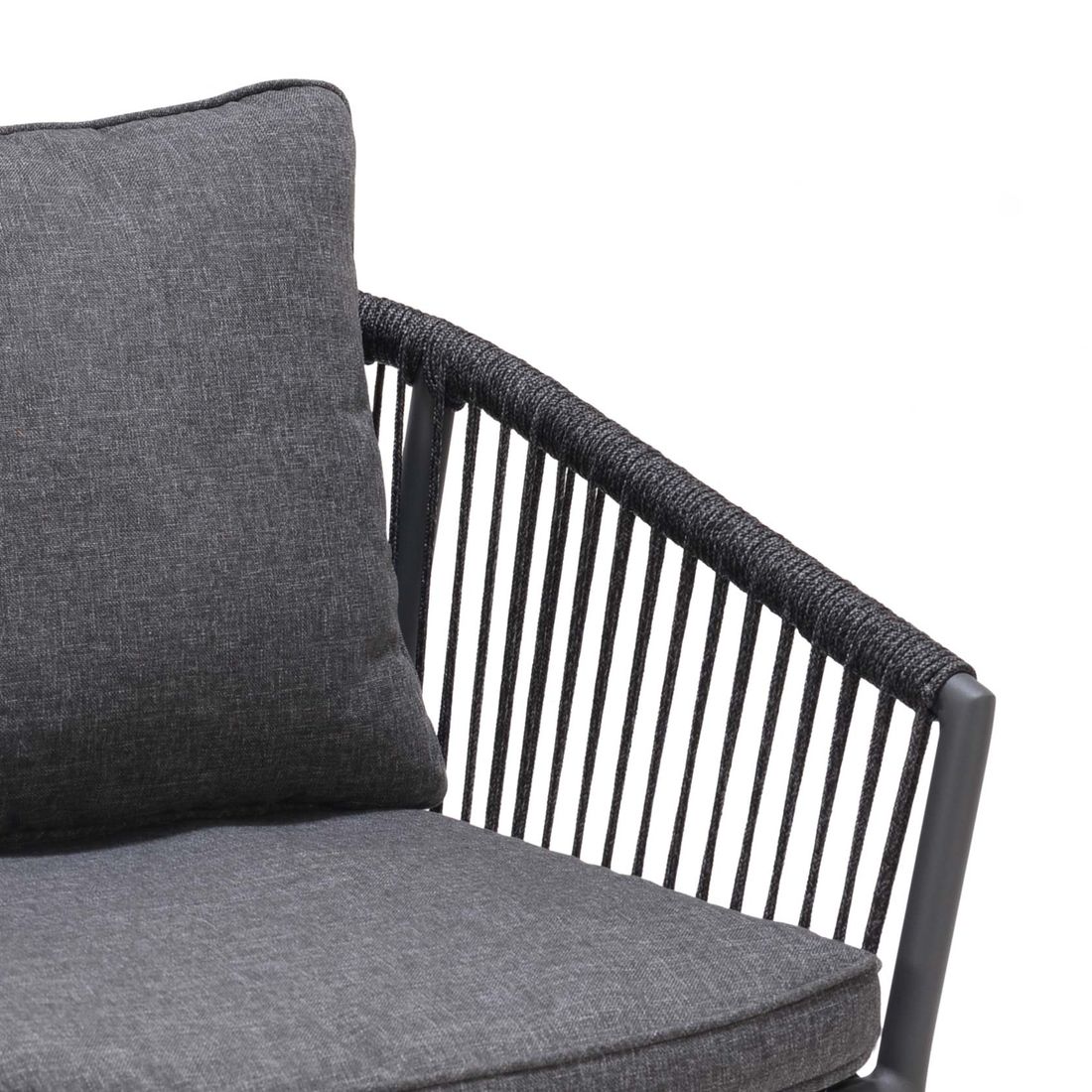 LifestyleGarden Viborg Stapelsessel Aluminium/Rope