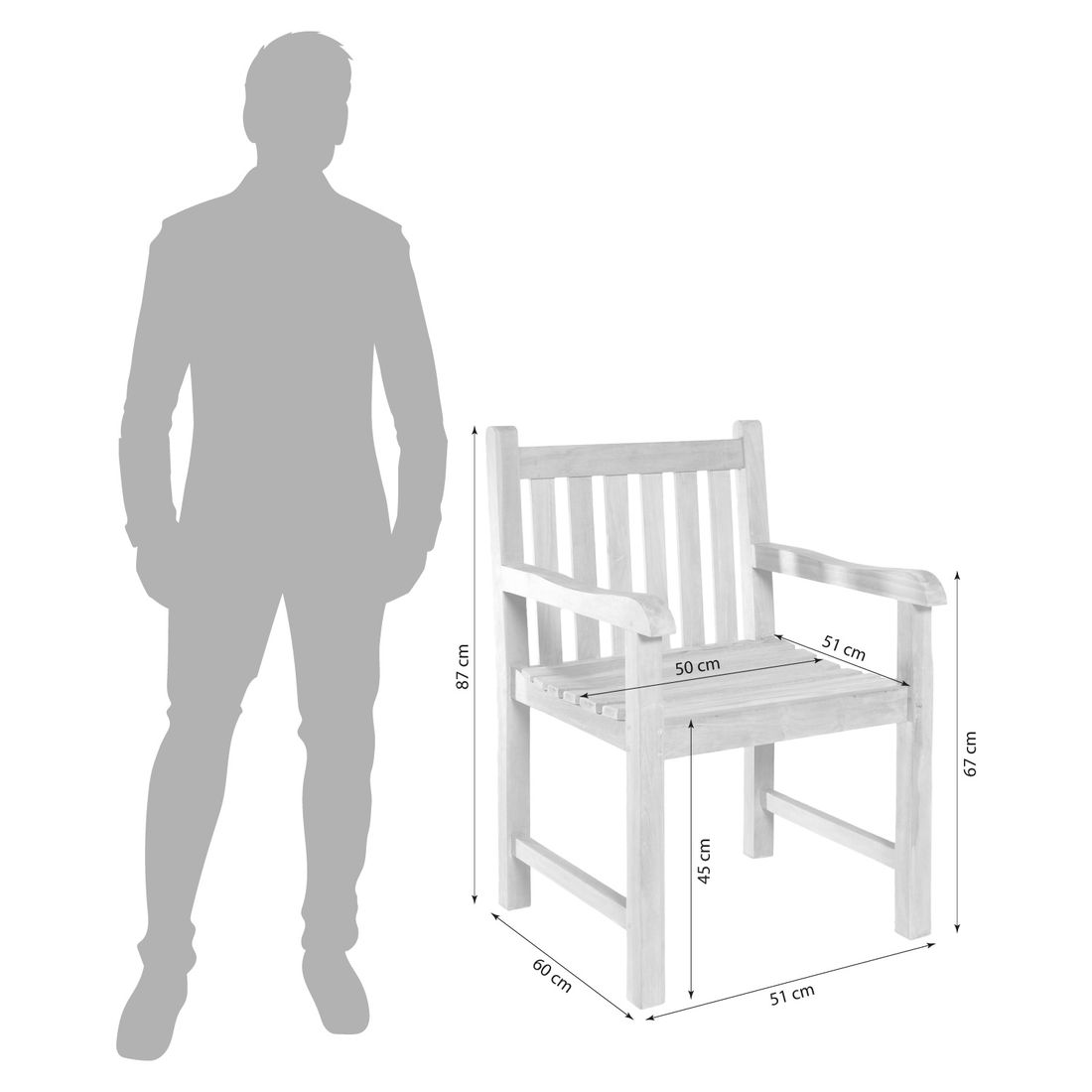 LC Garden Piccadilly Gartensessel Teak
