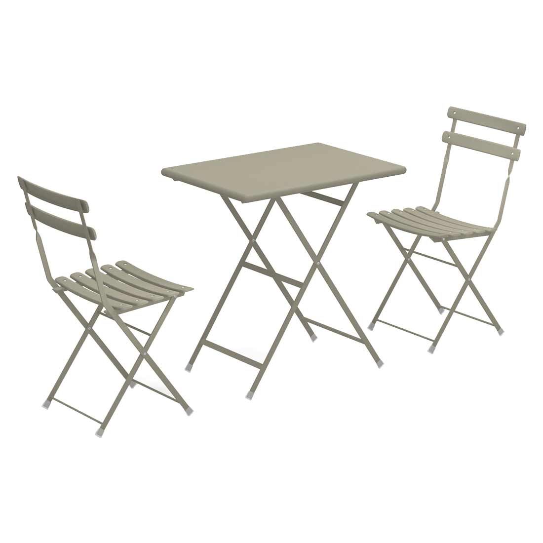 emu Arc en Ciel Gartenmöbel-Set S (2 Plätze) Tisch 70x50cm