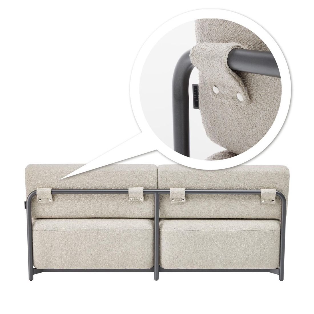 Kettler Tribe Gartenloungesofa Aluminium/Polyester
