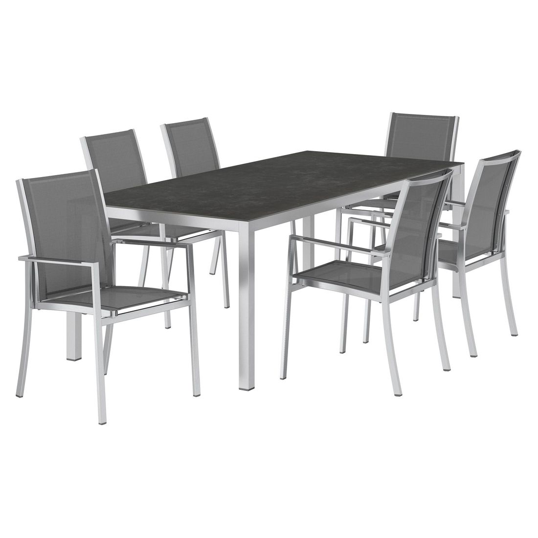 OUTLIV. Oviedo Gartenmöbel-Set L (6 Plätze) Tisch 220x100cm