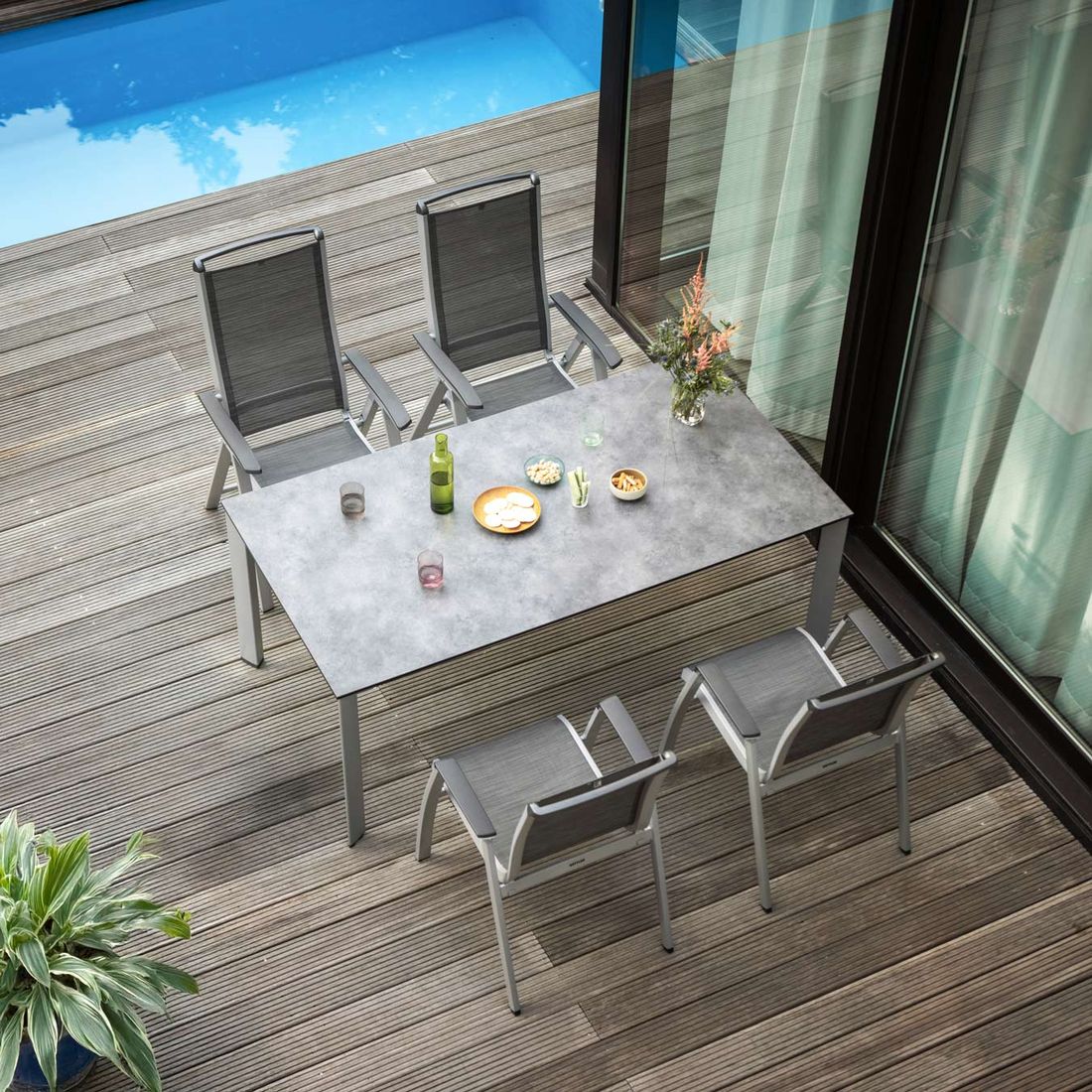 Kettler Forma II Gartenmöbel-Set Tisch 160x95cm