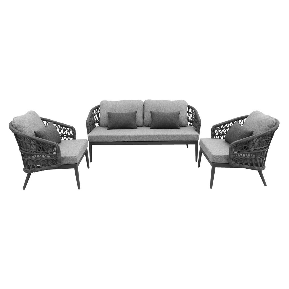 Interliving 7013 Loungeset Aluminium/Rope/Olefin