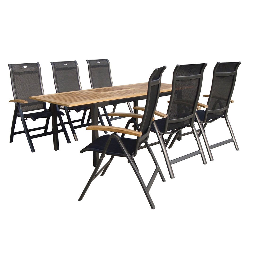 Hartman Alice Gartenmöbel-Set L (6 Plätze) Tisch 150/210x90cm