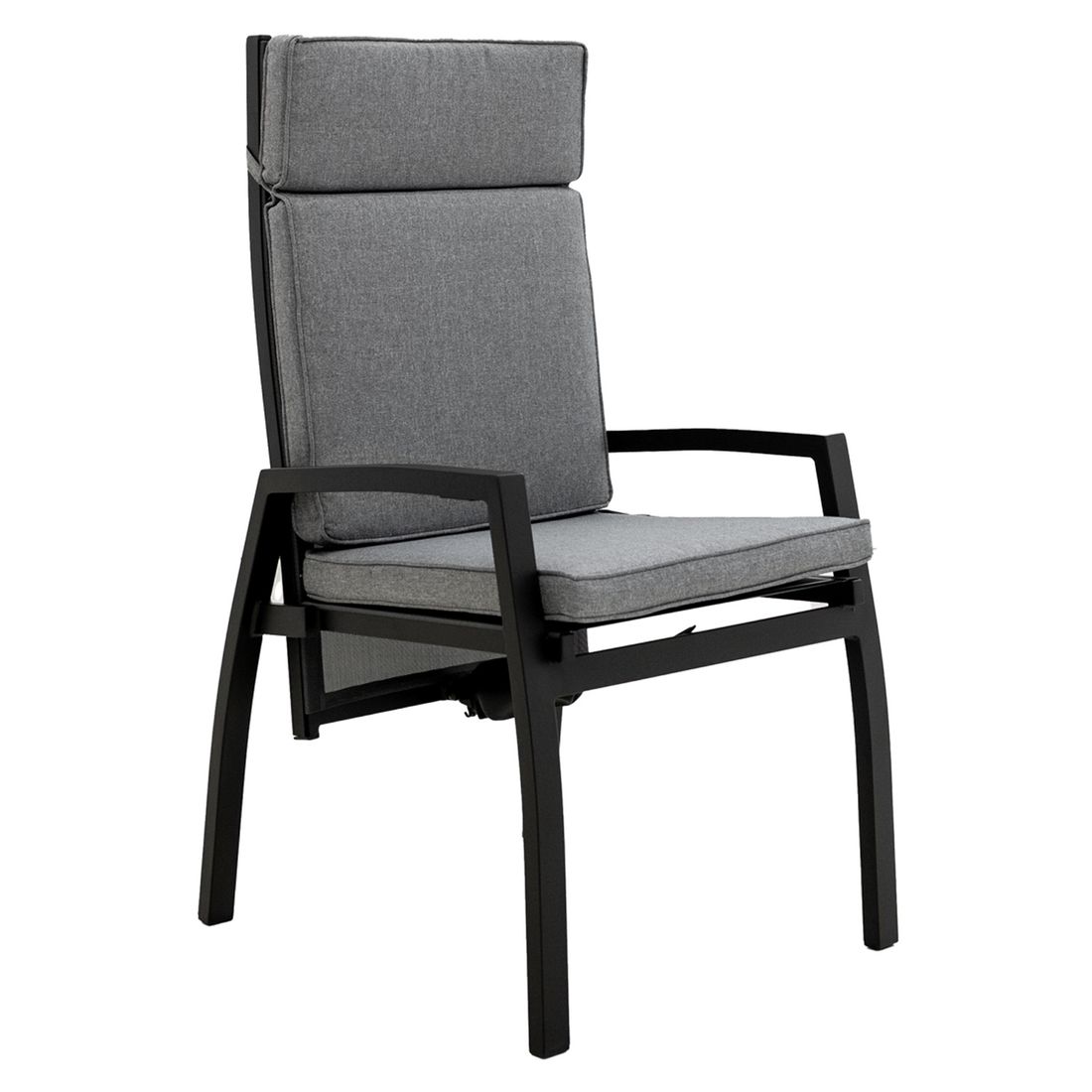 OUTLIV. Perth Gartensessel verstellbar Aluminium mit Sitz- und Rückenkissen