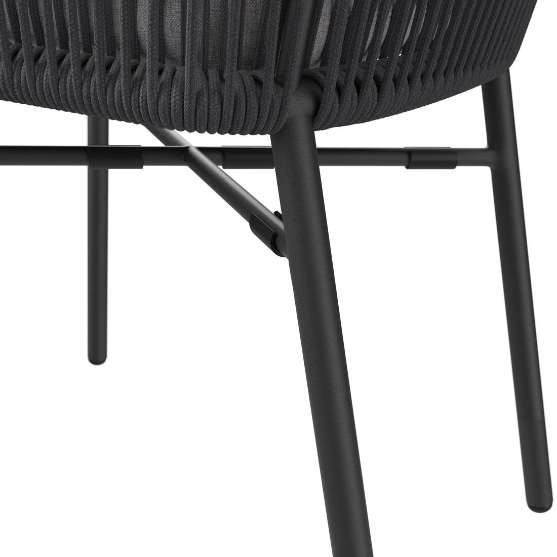 OUTLIV. Ohio Gartenmöbel-Set 5-tlg. Tisch 160x90cm