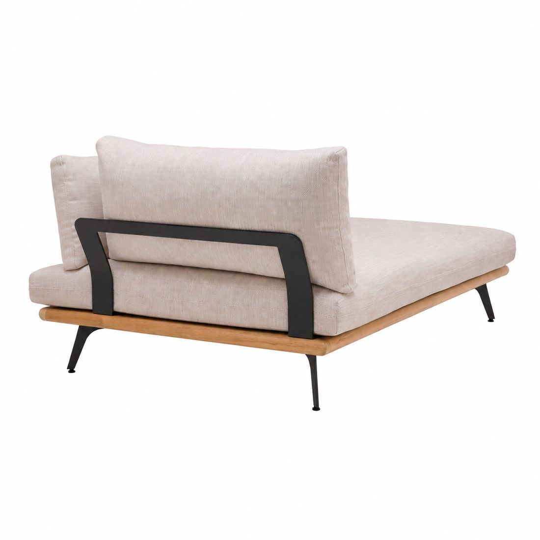 LifestyleGarden Pearl Ecklounge inkl. Loungetisch Aluminium/Teak/Olefin