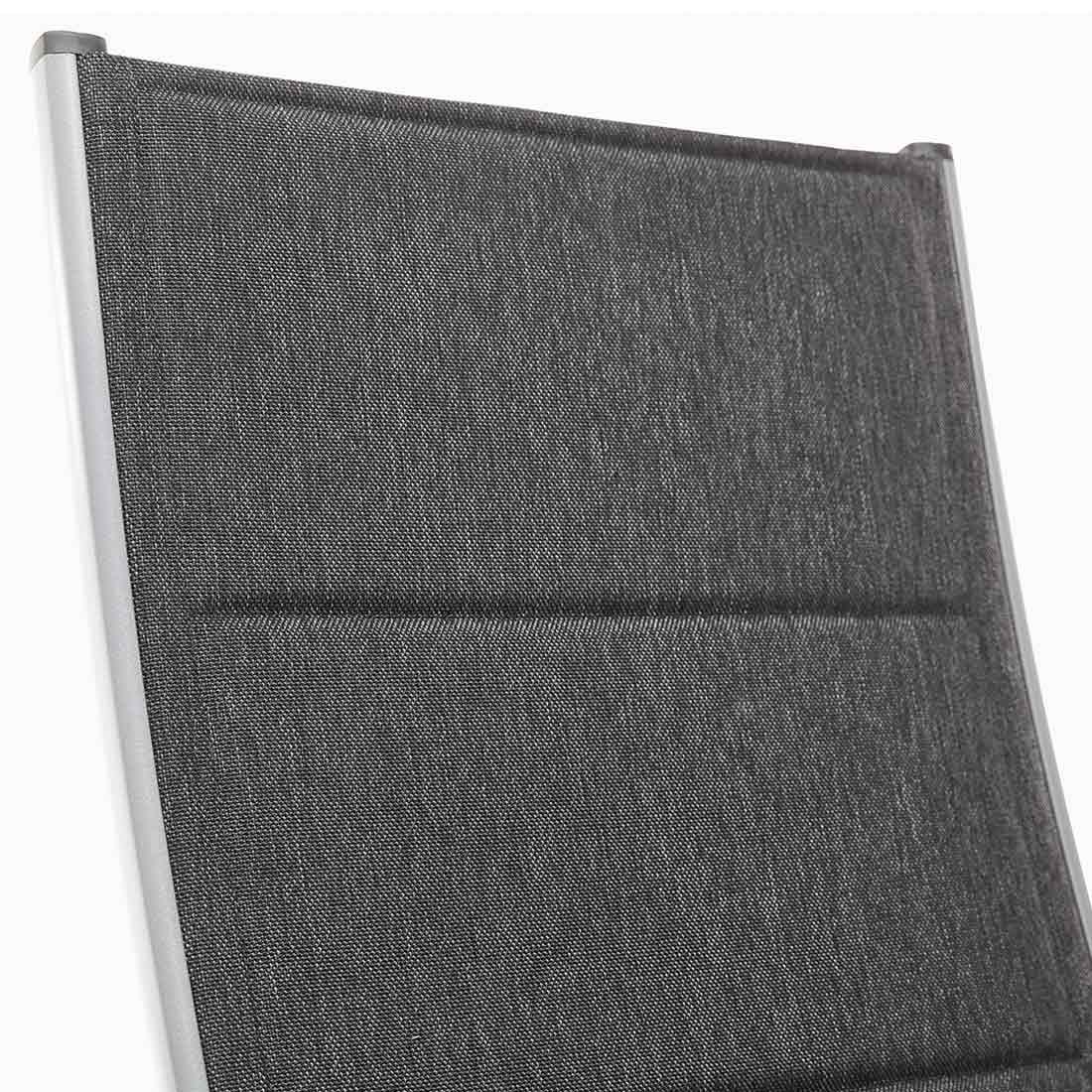 Kettler Basic Plus Padded Klappsessel verstellbar Aluminium/Outdoorgewebe