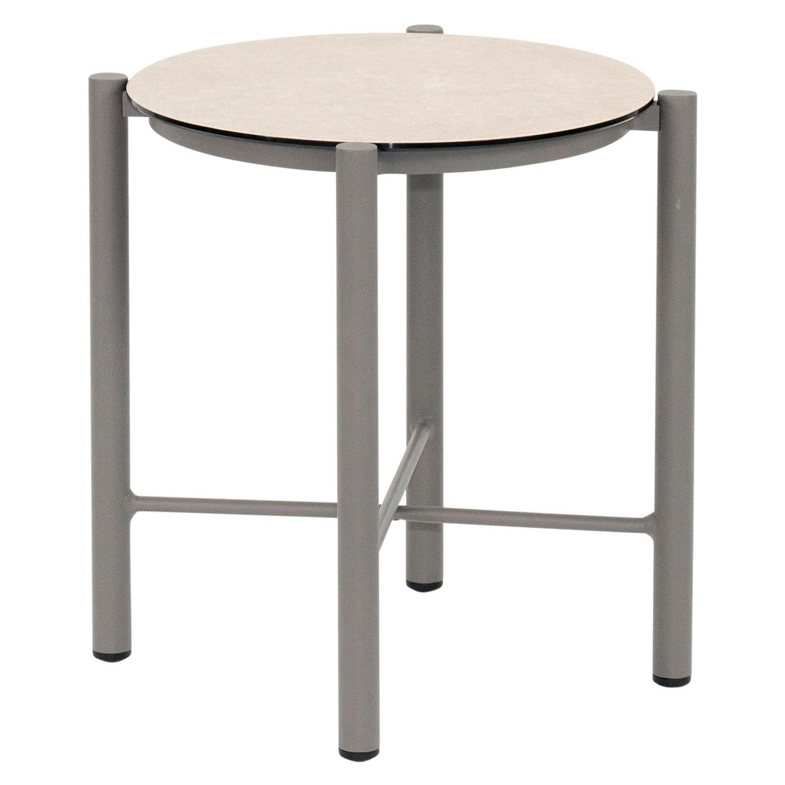 Apple Bee Bora Bora Beistelltisch Ø40x46cm Aluminium/Sinterstein