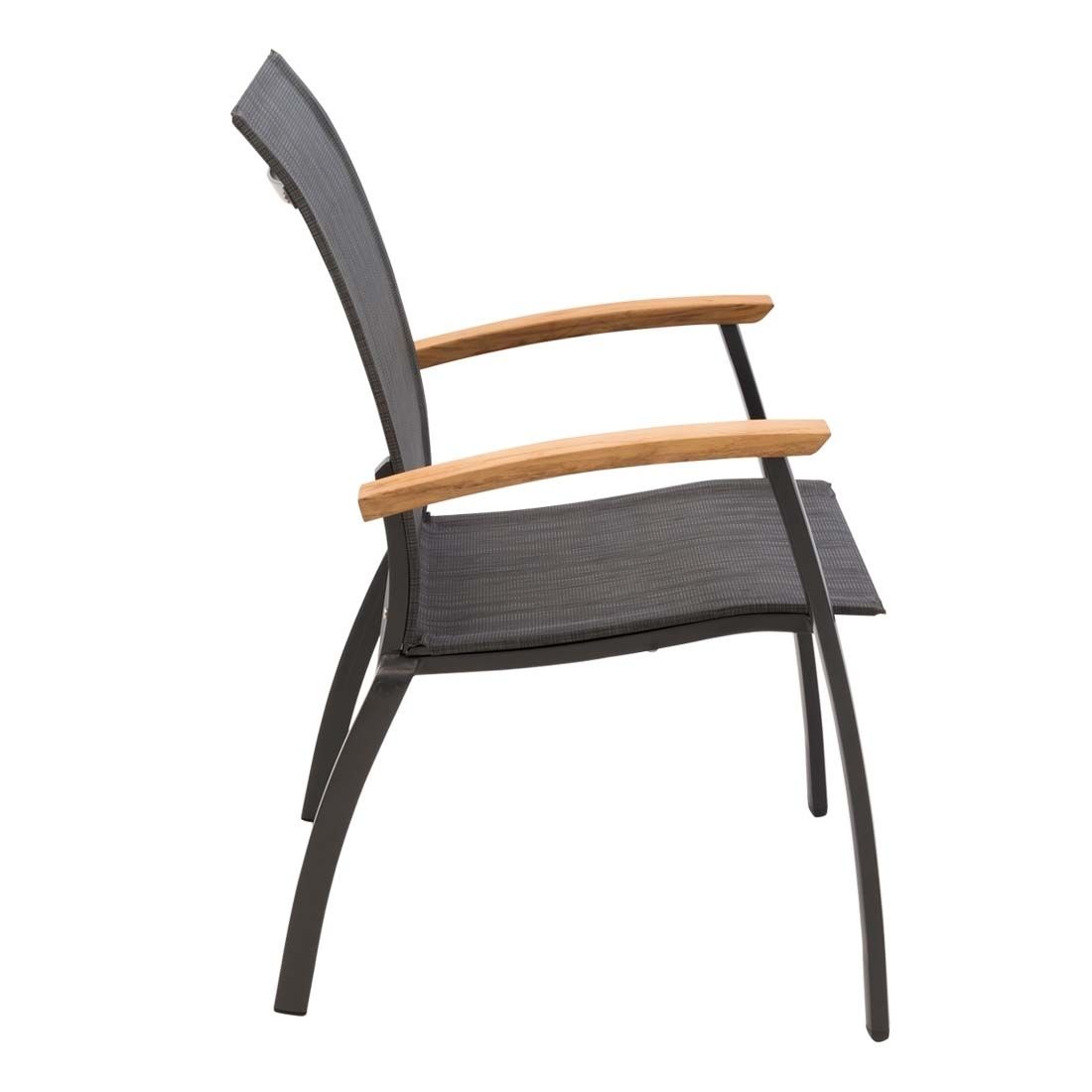 OUTLIV. Davos Stapelsessel Aluminium/Textilene