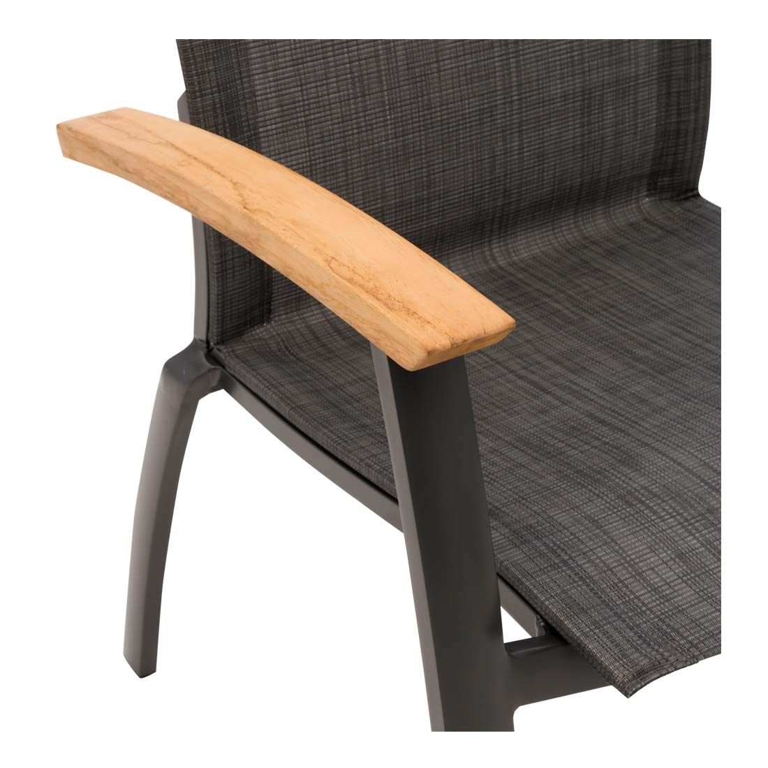 OUTLIV. Davos Stapelsessel Aluminium/Textilene