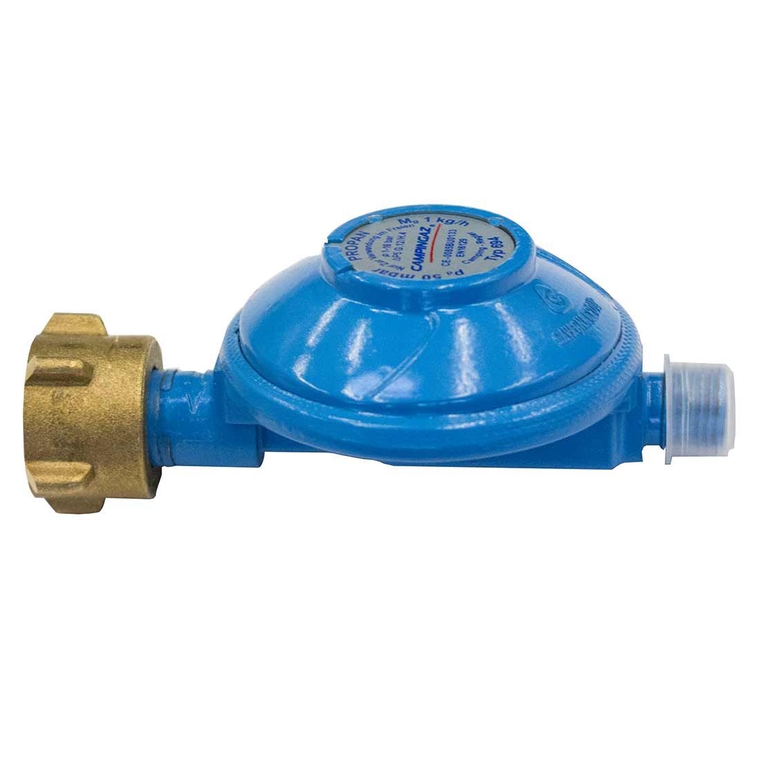 Campingaz Regler 50 mbar 1 Abgang R 1/4" links