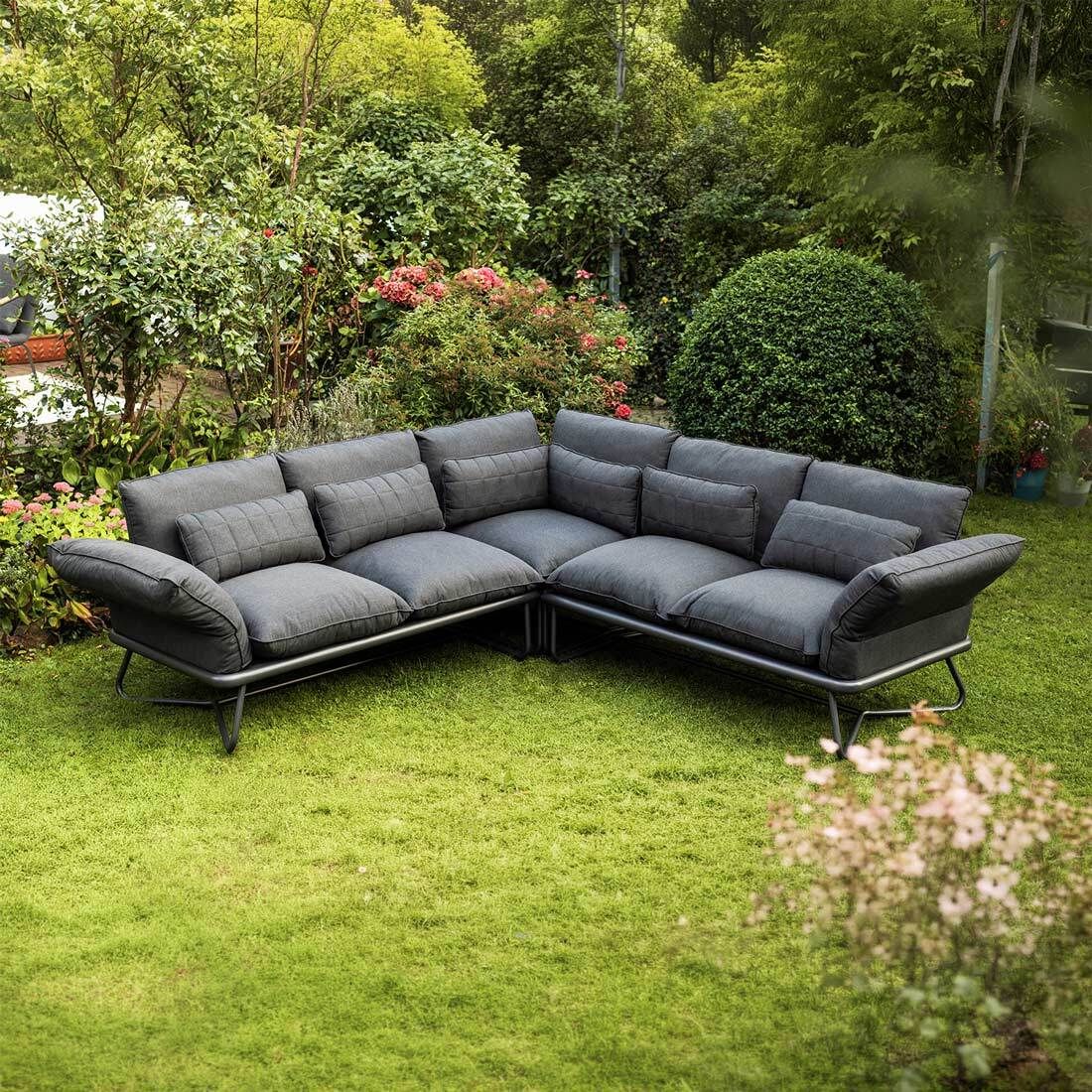 Kettler Gentle Ecklounge Aluminium/Sunbrella