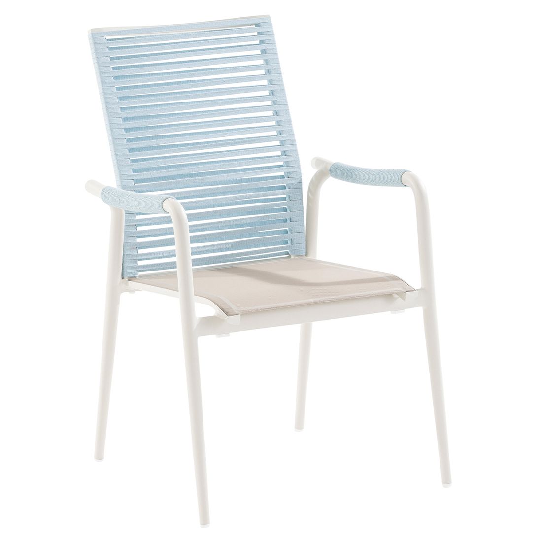 Niehoff Silla Stapelsessel Aluminium/Textilene/Rope