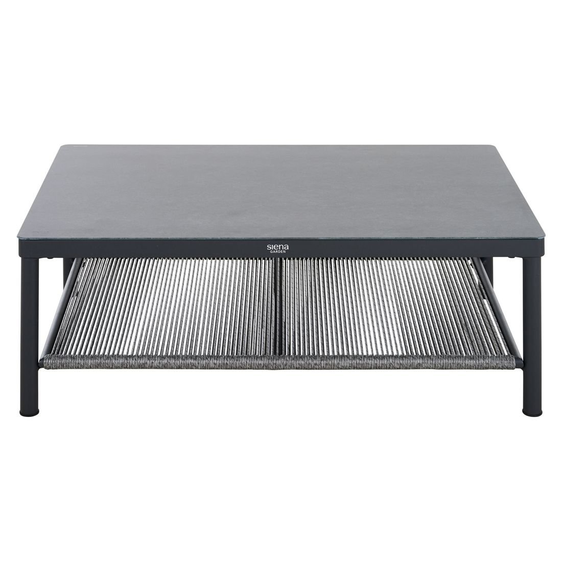 Siena Garden Kansas Loungeset inkl. Loungetisch Aluminium/Gardino-Geflecht