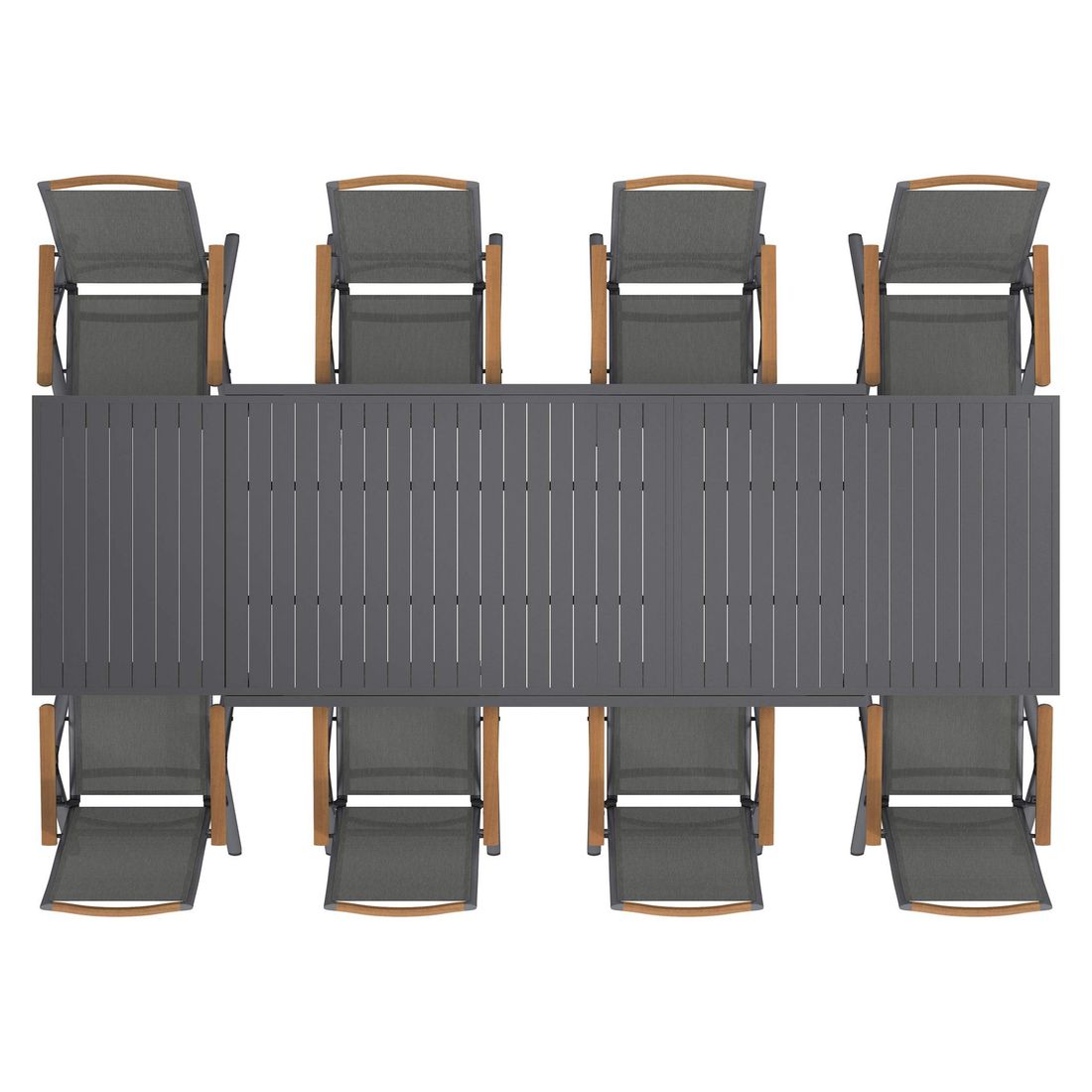 OUTLIV. Jacob Gartenmöbel-Set Tisch 200/320x100,5cm