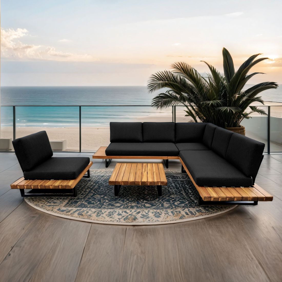 OUTLIV. Bahamas Ecklounge Aluminium/Kunstfaser