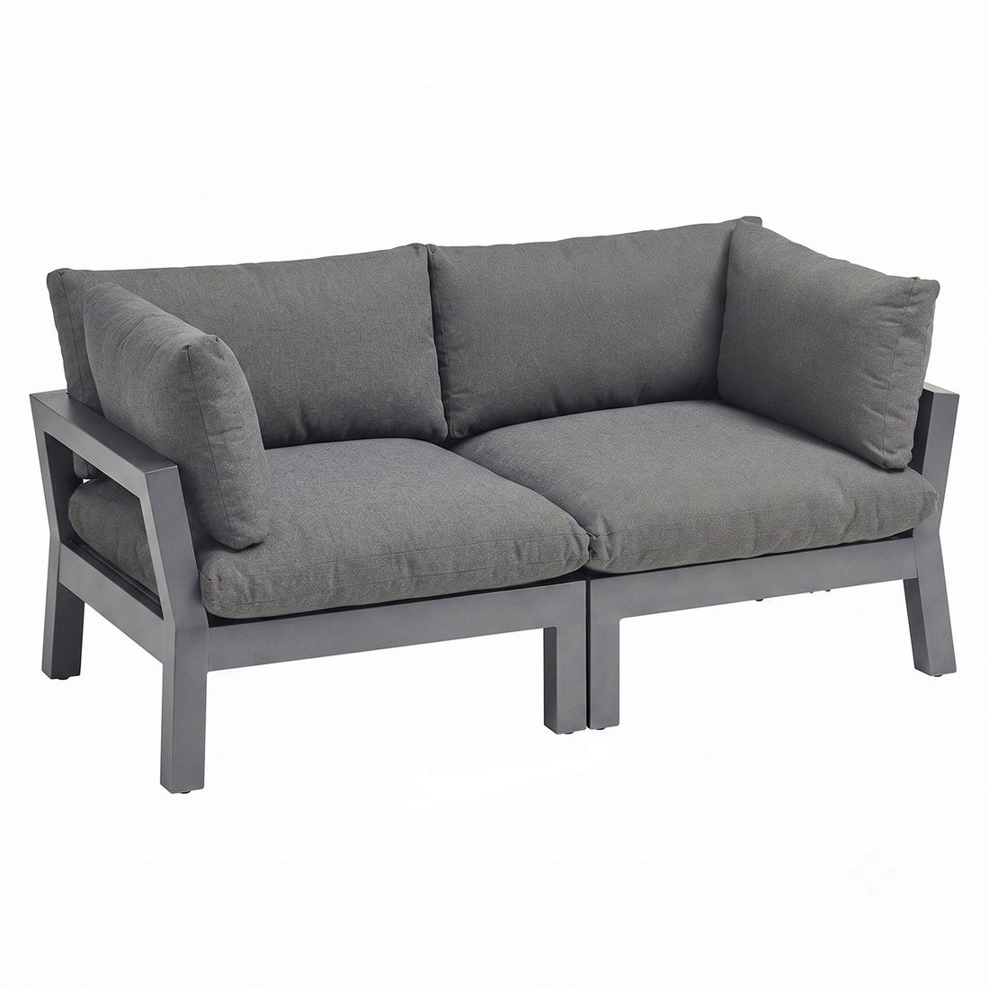 Kettler Comfort Diningsofa Aluminium/Agora