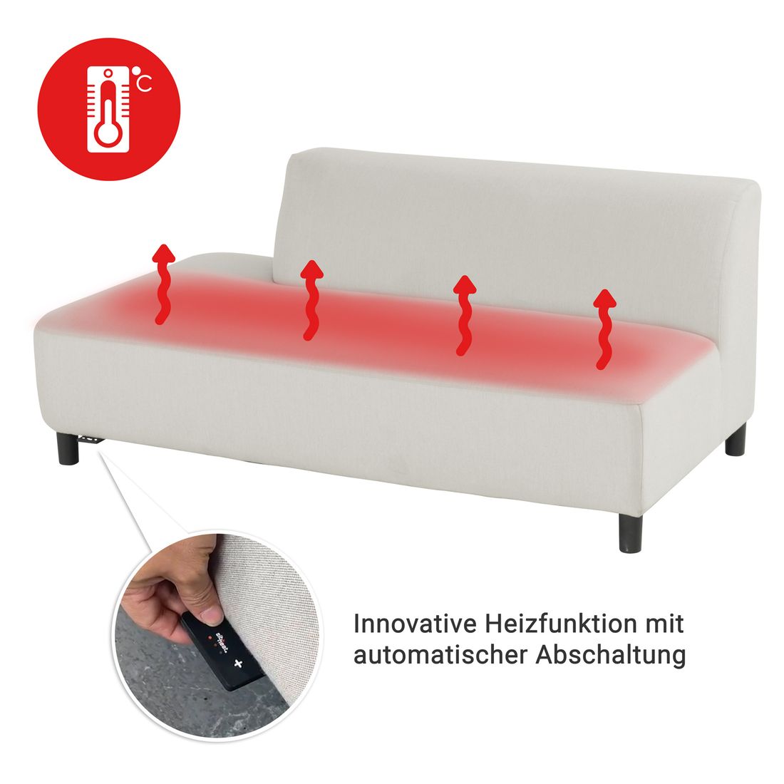 Hartman Sit & Heat Monaco Ecklounge Sunbrella
