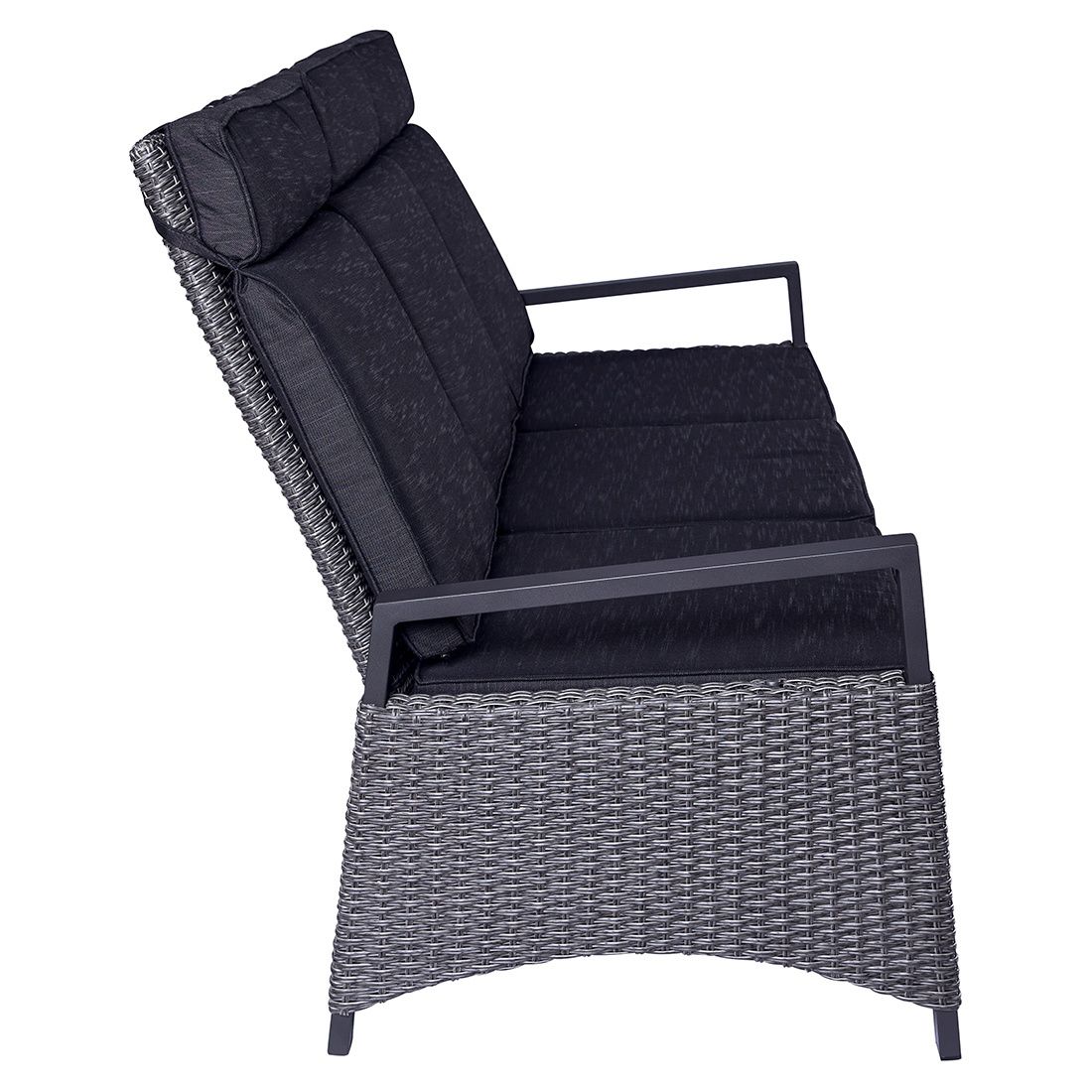 LC Garden Keramo Gartenmöbel-Set L verstellbar 6 (Plätze) Tisch 200/260x100cm