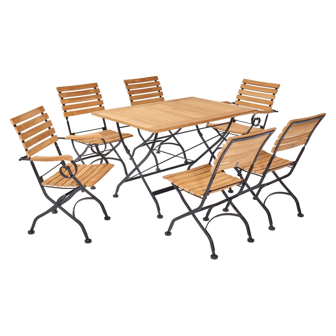 LC Garden Wimbledon Gartenmöbel-Set L 6 (Plätze) Tisch 120x80cm