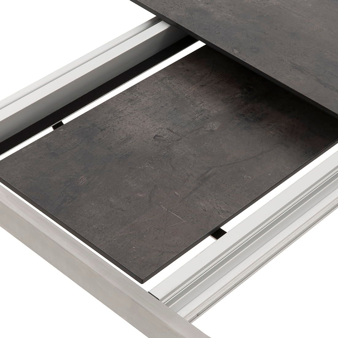 OUTLIV. Rimini Ausziehtisch 140/178,5/210x70cm Edelstahl/HPL