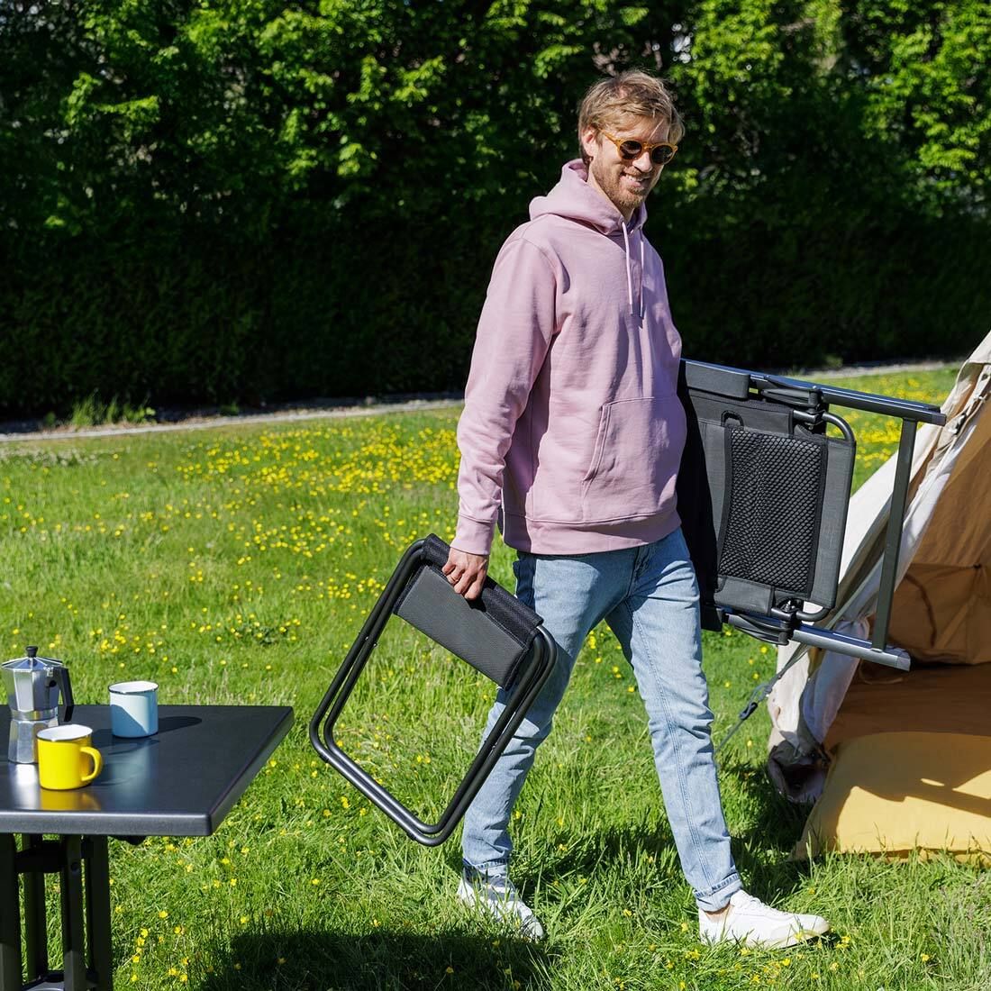 Kettler Slight Klappsessel Aluminium/Outdoorgewebe