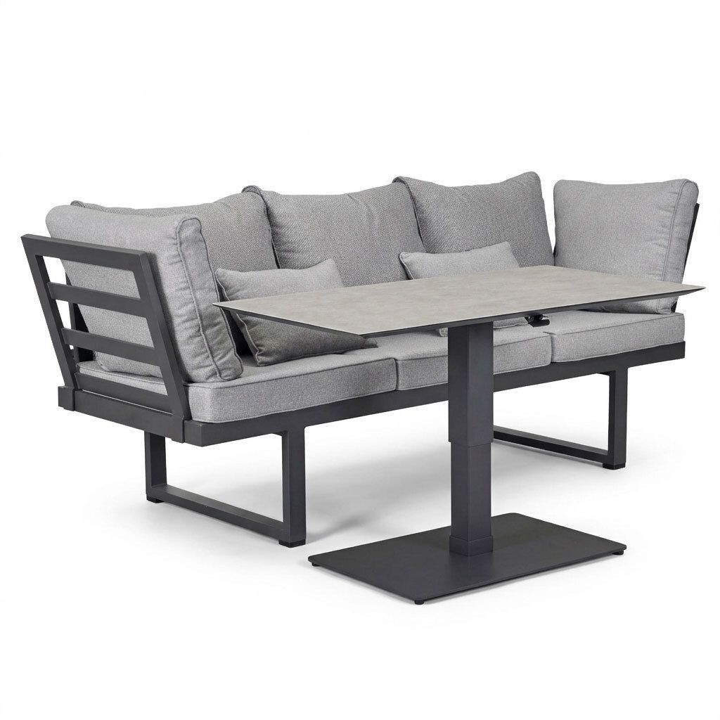OUTLIV. Broome Dininglounge Tisch 140x80cm Aluminium/Polyester