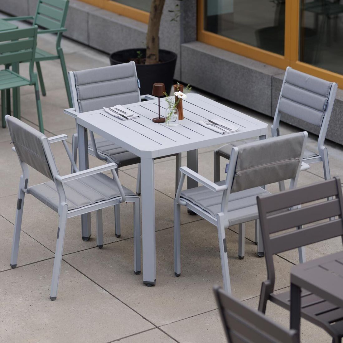 Kettler Latitude Gartentisch 78x78cm Aluminium
