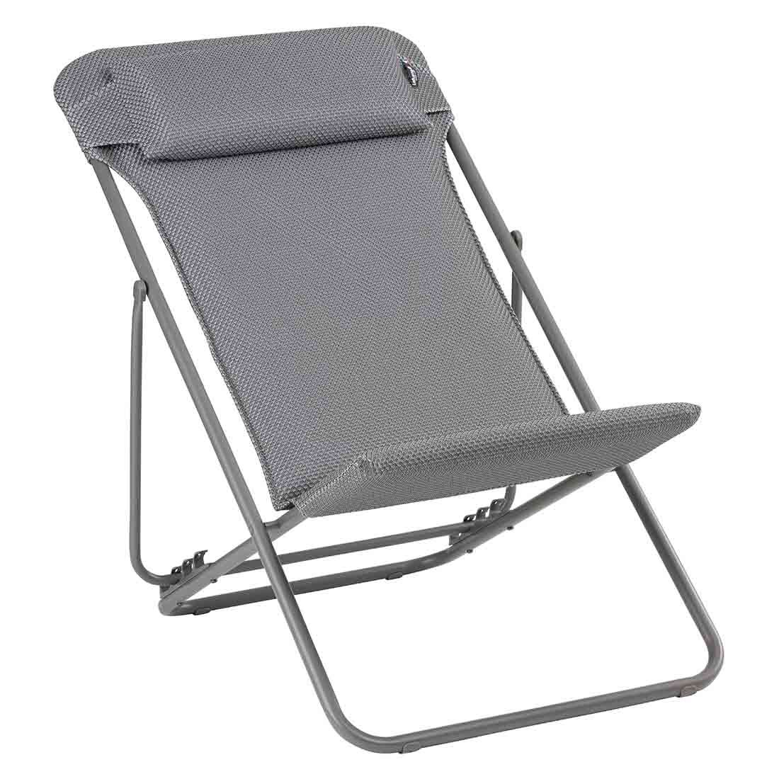 Lafuma Maxi Transat+ Liegestuhl Stahl/BeComfort