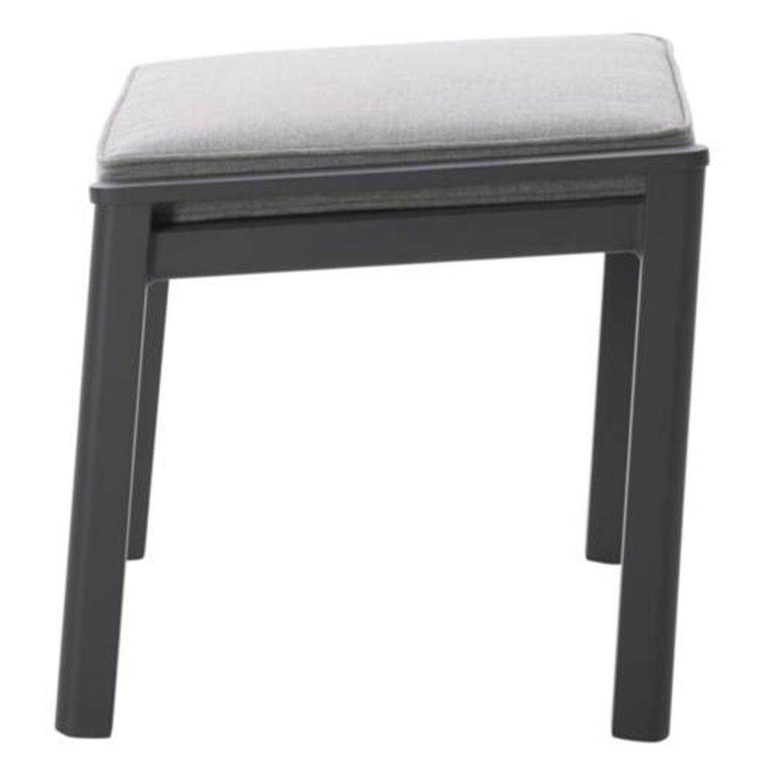 Interliving 7014 Gartenhocker Aluminium mit Sitzkissen