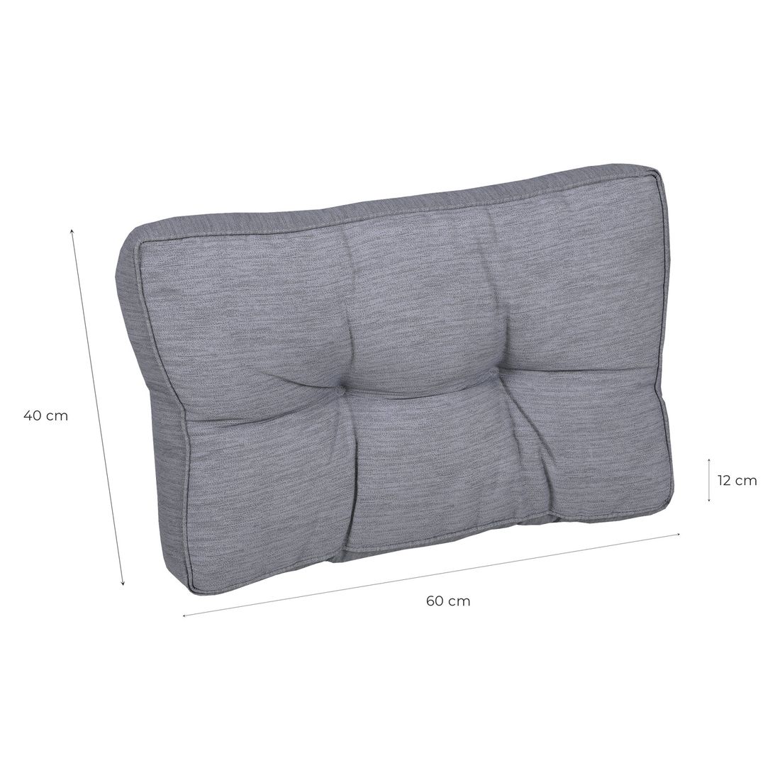 OUTLIV. Lounge-Ersatzkissen f. Mittelmodul 60 cm Des. 803