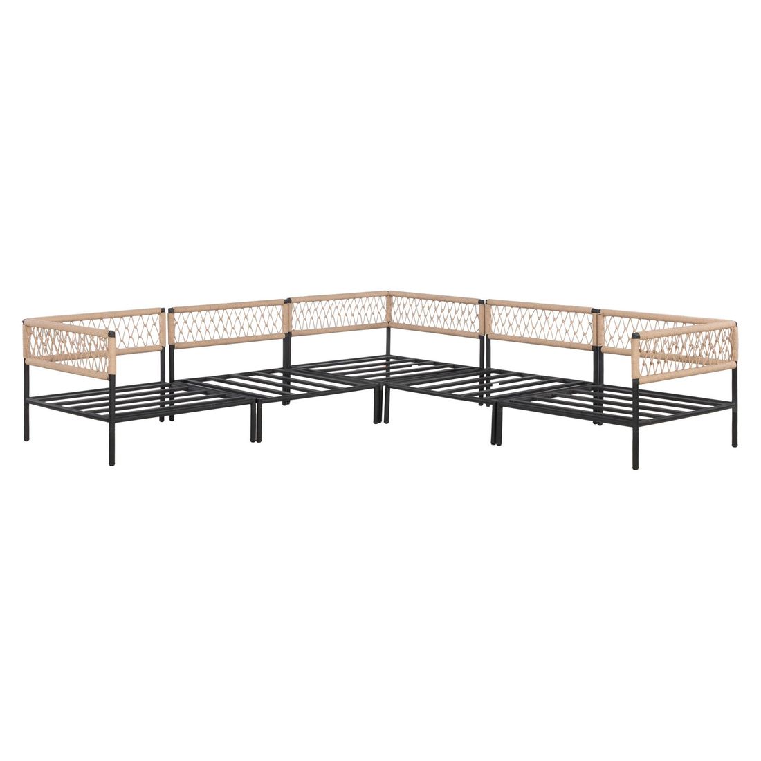 OUTLIV. Blair Ecklounge Stahl/Rope/Olefin