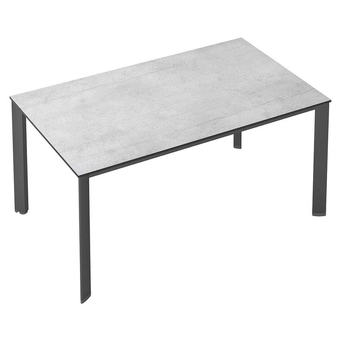 Kettler Edge Gartentisch 160x95cm Aluminium/HPL