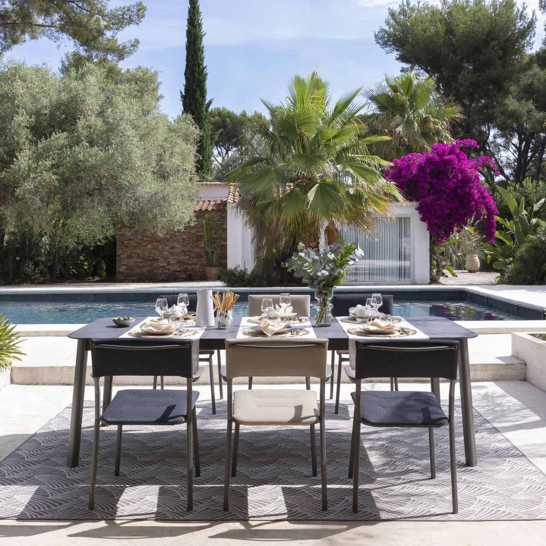 Lafuma Oron Stapelsessel Aluminium/BeComfort
