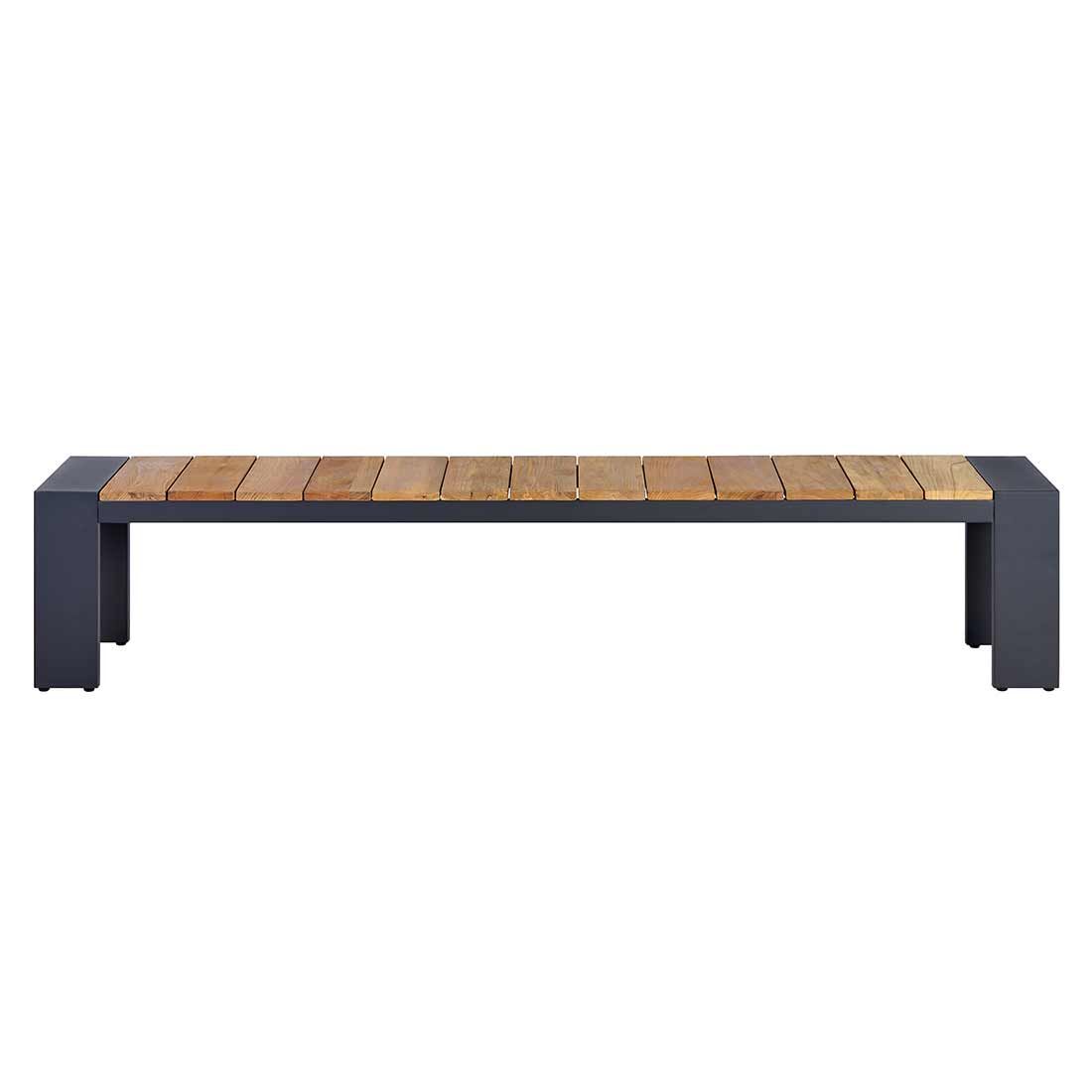OUTLIV. Konis Gartenbank Aluminium/Teak