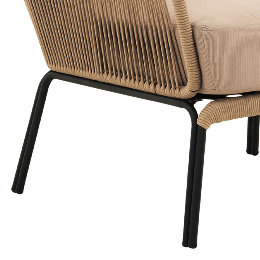 Cosmic Collection Lion Loungesessel Stahl/Rope