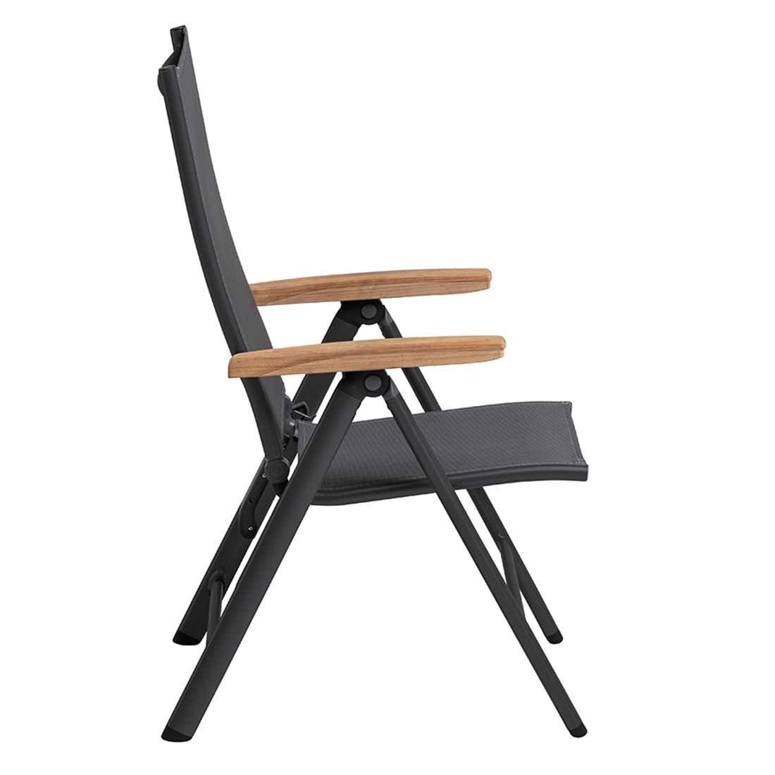 Kettler Cirrus Gartenmöbel-Set M verstellbar (4 Plätze) mit OUTLIV. Tisch 150/210x90cm