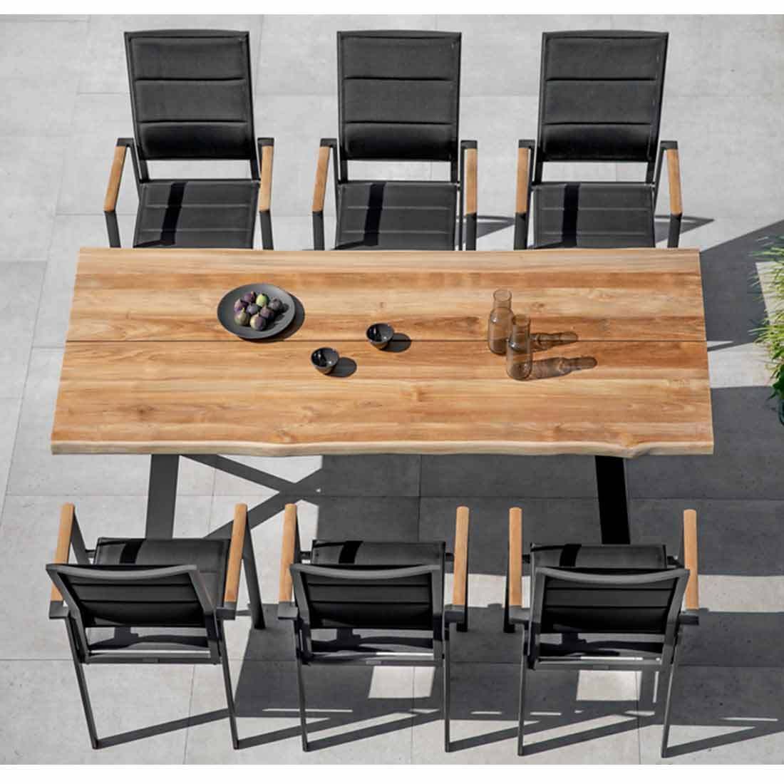 Niehoff Revent Gartenmöbel-Set L (6 Plätze) Tisch 200x95cm