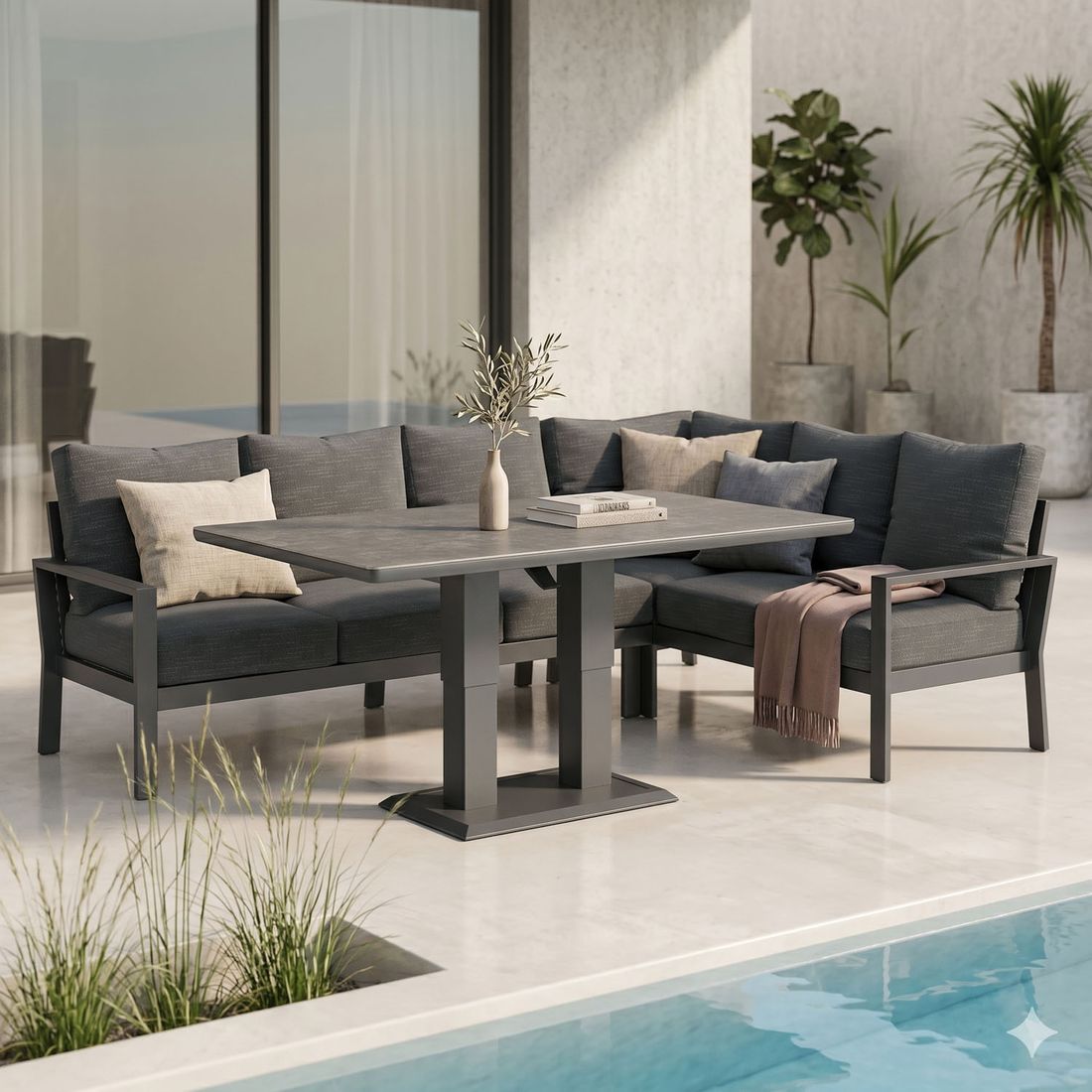 OUTLIV. Atlanta Low Dining Dininglounge Aluminium/Olefin